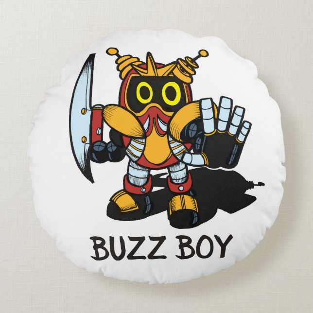 Scarymon Buzz Boy Pillow (Front)