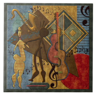 Scat Masters (Jazz Series Pt. 6) Ceramic Tile