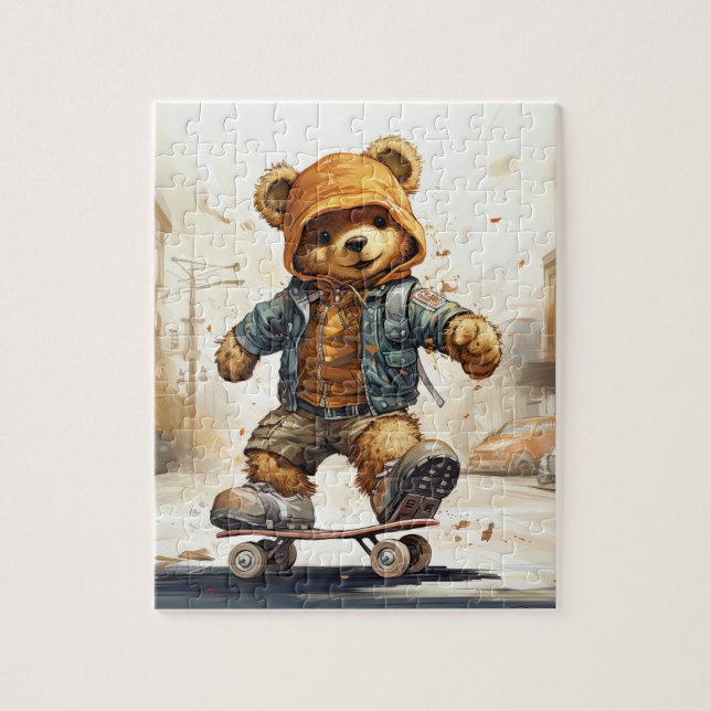 Scater Teddy Bear Puzzle Jigsaw (Vertical)