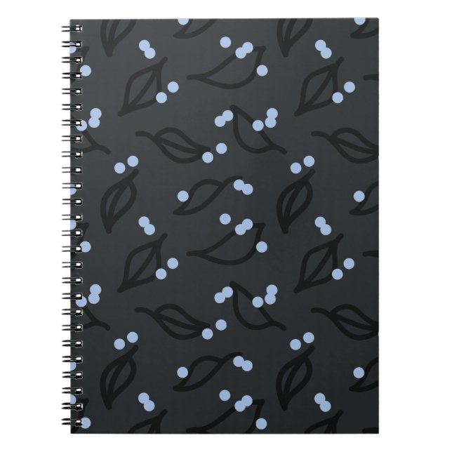 Scattered About - Charcoal Notebook (Front)