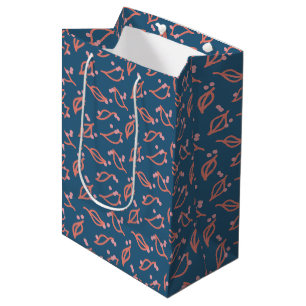 Scattered About - Teal Medium Gift Bag