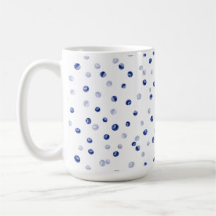 Scattered Blueberries Pattern Coffee Mug