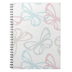Scattered Butterflies (Large Scale) Notebook