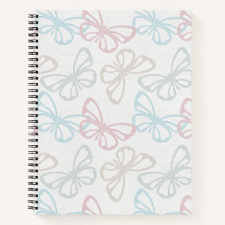 Scattered Butterflies (Medium Scale) Notebook