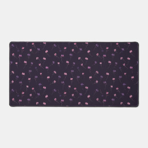 Scattered Floral Pattern Desk Mat