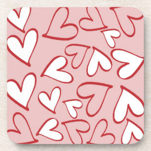 Scattered Hearts Coaster
