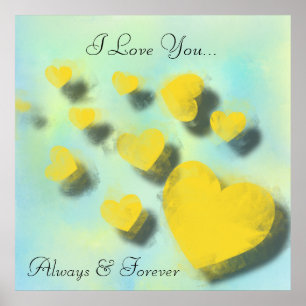 Scattered Hearts Poster