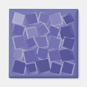 Scattered purple shades magnet