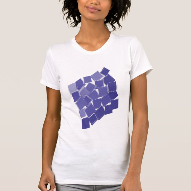 Scattered purple shades T-Shirt (Front)