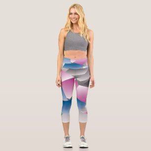 Scattered shards capri leggings