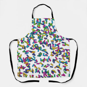 Scattered Sprinkles Pattern Apron