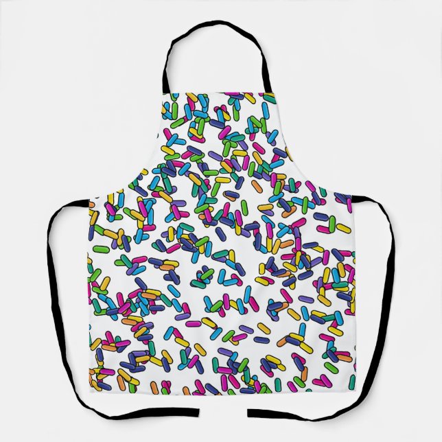 Scattered Sprinkles Pattern Apron (Front)