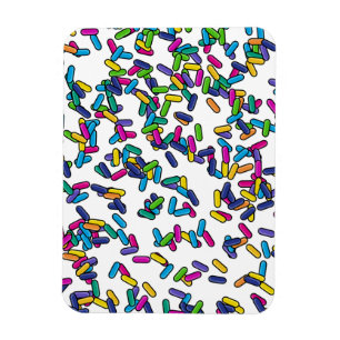 Scattered Sprinkles Pattern Magnet