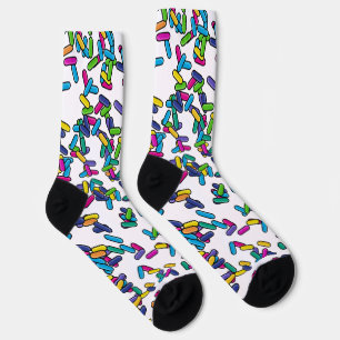 Scattered Sprinkles Pattern Socks