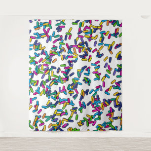 Scattered Sprinkles Pattern Tapestry