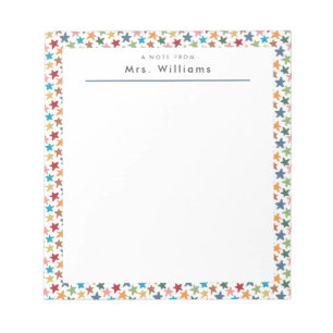 Scattered Stars Teacher Notepad