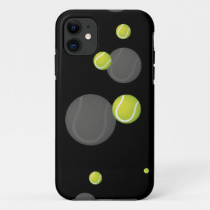 Scattered Tennis Balls   Personalised Sport Gift iPhone 11 Case
