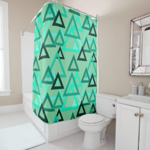 Scattered Triangles  Shower Curtain