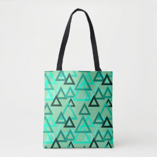 Scattered Triangles Tote Bag