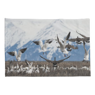 Scattering Geese Pillowcase