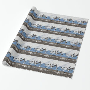 Scattering Geese Wrapping Paper