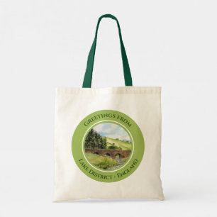 Scawgill Bridge over River Aiken Lake District UK Tote Bag