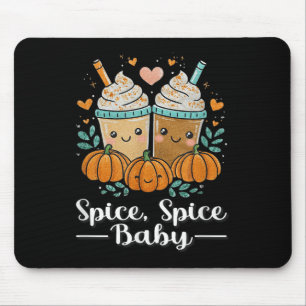 Sce Sce Baby Kawaii Pumpkin Sce Latte Lover  Mouse Pad