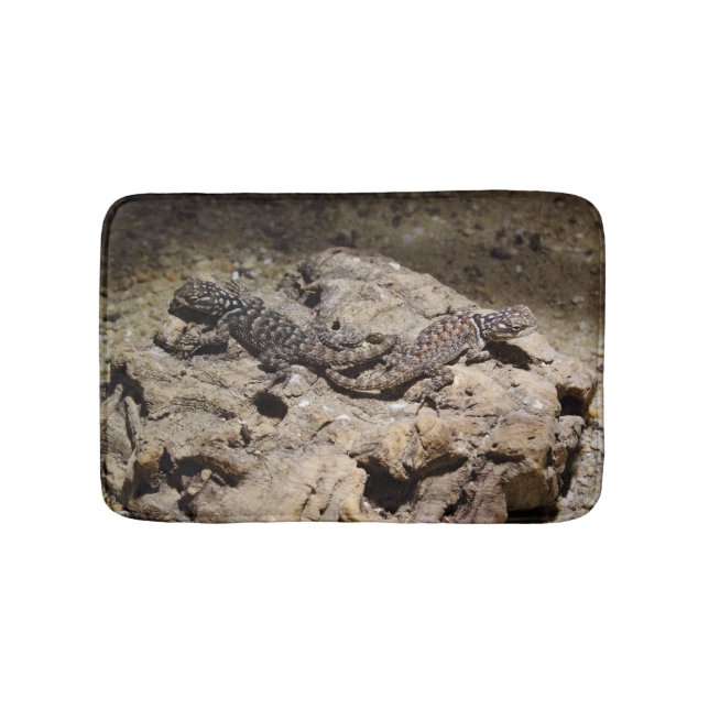 Sceloporus cyanogenys bath mat (Front)