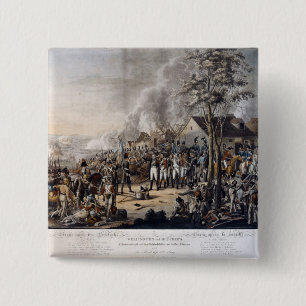 Scene after the Battle of Waterloo 15 Cm Square Badge