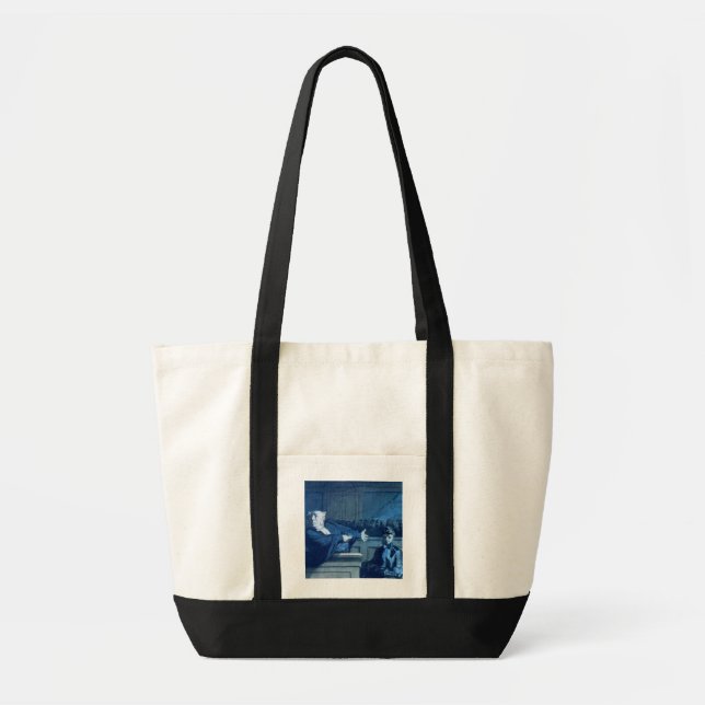 Scene at a tribunal (w/c) tote bag (Front)