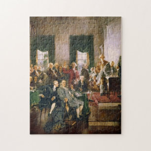 Scene at the Signing of the Constitution Jigsaw Puzzle