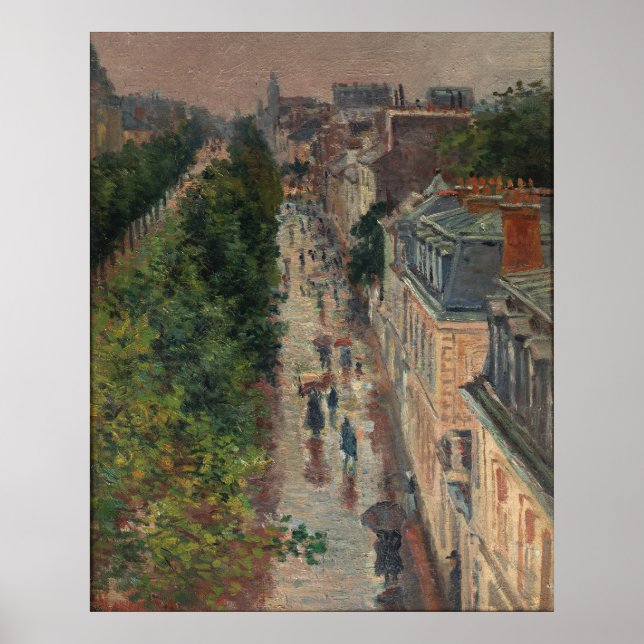 Scene de Rue a Paris Poster (Front)