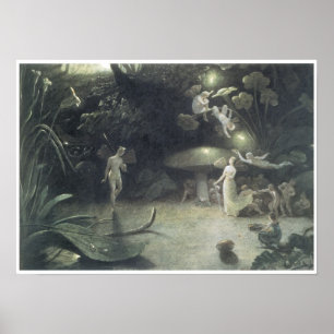 Scene from a Midsummer Night's Dream, 1832 Poster