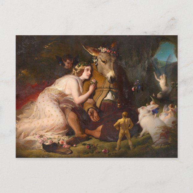 Scene from A Midsummer Night's Dream Postcard (Front)