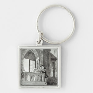 Scene from Act II of Romeo and Juliet Key Ring