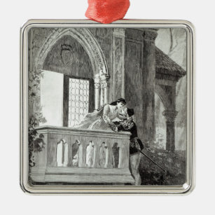 Scene from Act II of Romeo and Juliet Metal Ornament