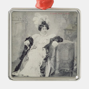 Scene from Act II of the opera 'La Boheme' Metal Tree Decoration