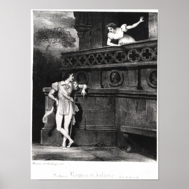Scene from Act III of 'Romeo and Juliet' Poster (Front)