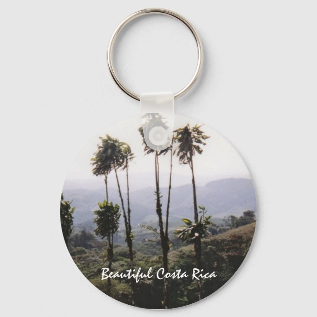 Scene from Arenal - Beautiful Costa Rica Key Ring (Front)