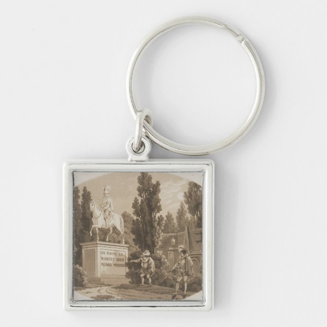 Scene from 'Don Giovanni' Key Ring (Front)