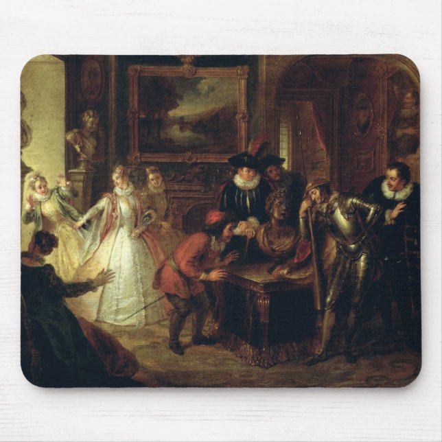 Scene from 'Don Quixote de la Mancha' Mouse Pad (Front)