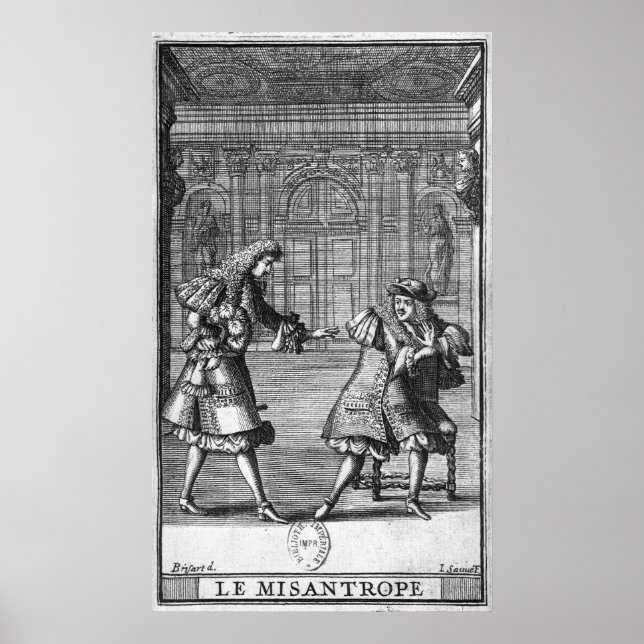 Scene from 'Le Misanthrope' Poster (Front)