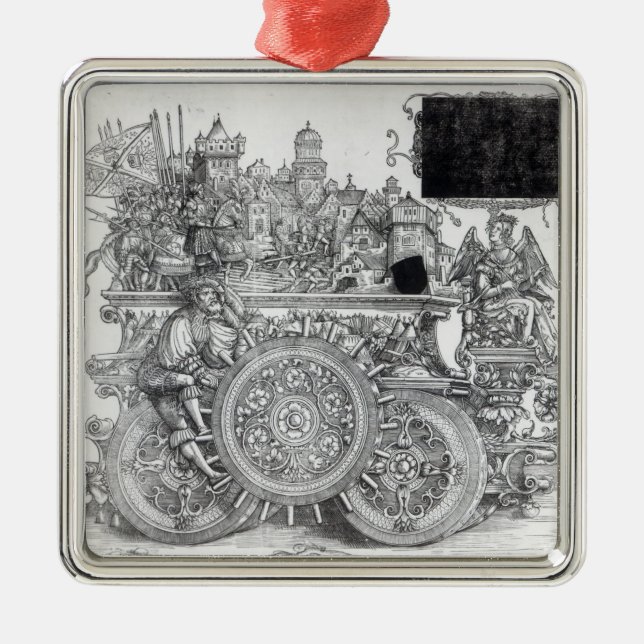 Scene from Maximilian's Triumphal Procession Metal Tree Decoration (Front)