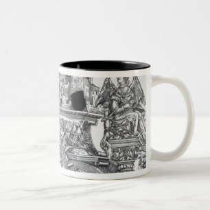 Scene from Maximilian's Triumphal Procession Two-Tone Coffee Mug