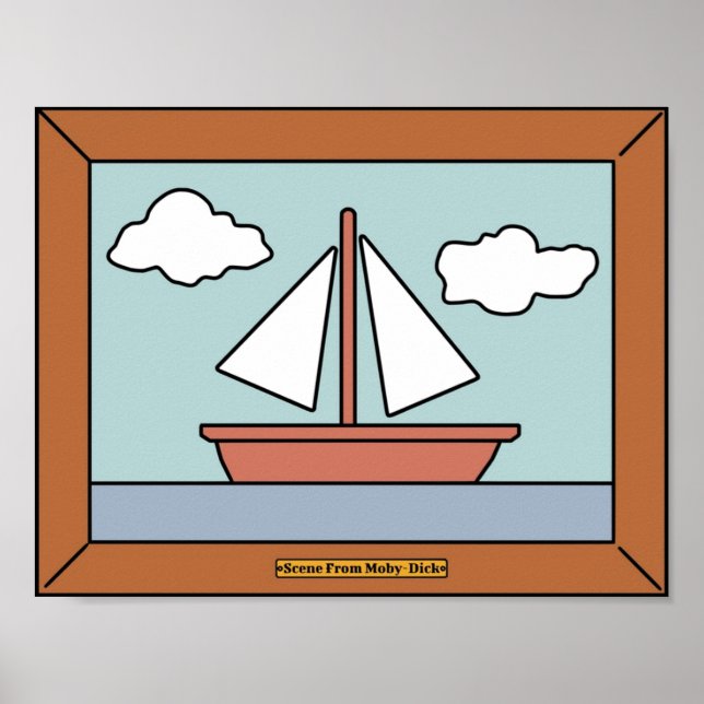 Scene From MobyDick Poster (Front)