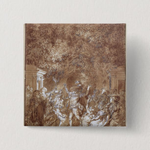 Scene from of 'The Marriage of Figaro' 15 Cm Square Badge