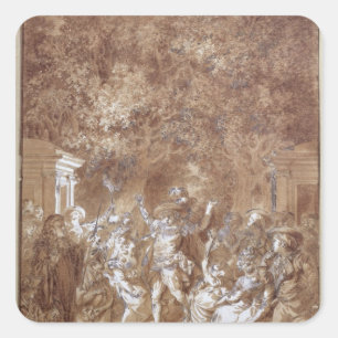 Scene from of 'The Marriage of Figaro' Square Sticker