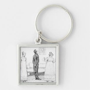 Scene from 'Pride and Prejudice' Key Ring