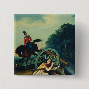 Scene from the 1812 Franco-Russian War, 1830s 15 Cm Square Badge
