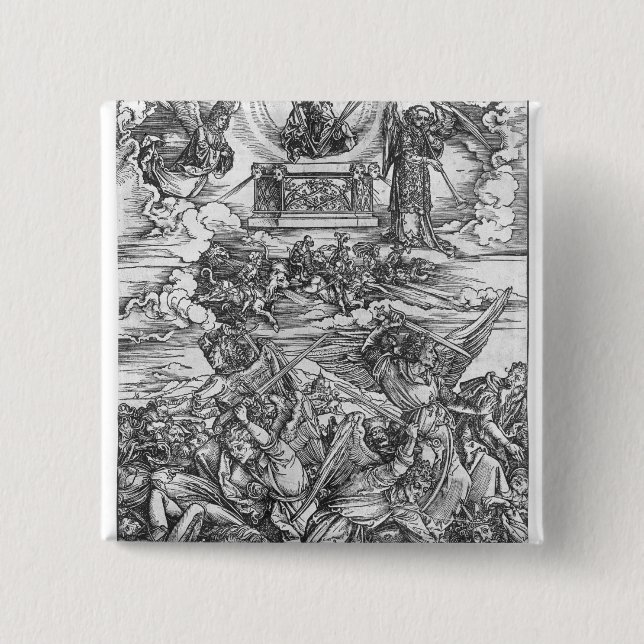 Scene from the Apocalypse 15 Cm Square Badge (Front)